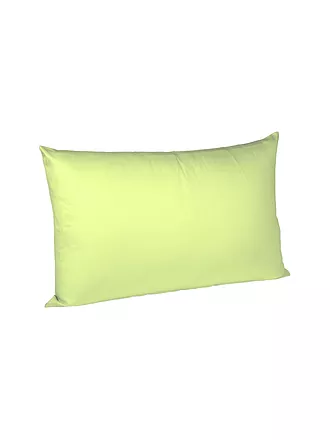 FLEURESSE | Satin-Kissenbezug "Royal Uni" 2-er 70x90cm (Hellgrün) | 